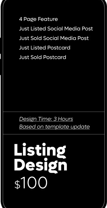 Realtor® Listing Template Update Service