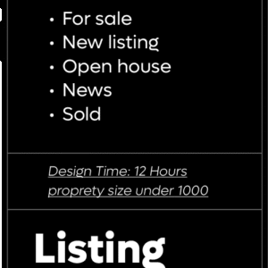 Realtor® Listing Brochure & Social Media Templates